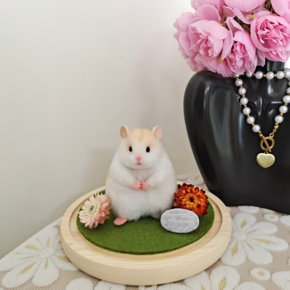 Custom Needle-Felted Pet Dog Replica | Handmade from Your Pet’s Photo