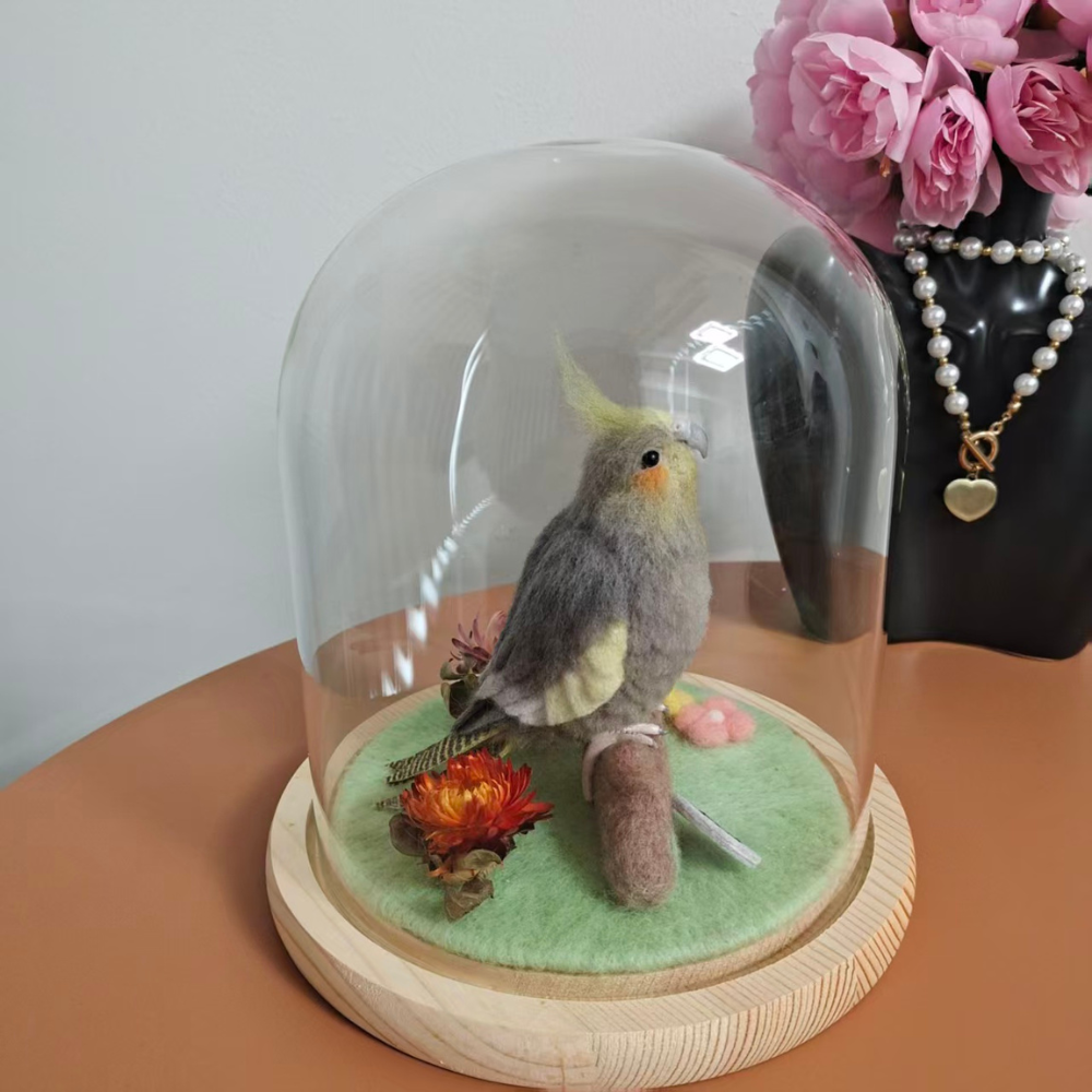 Custom Needle-Felted Pet Dog Replica | Handmade from Your Pet’s Photo