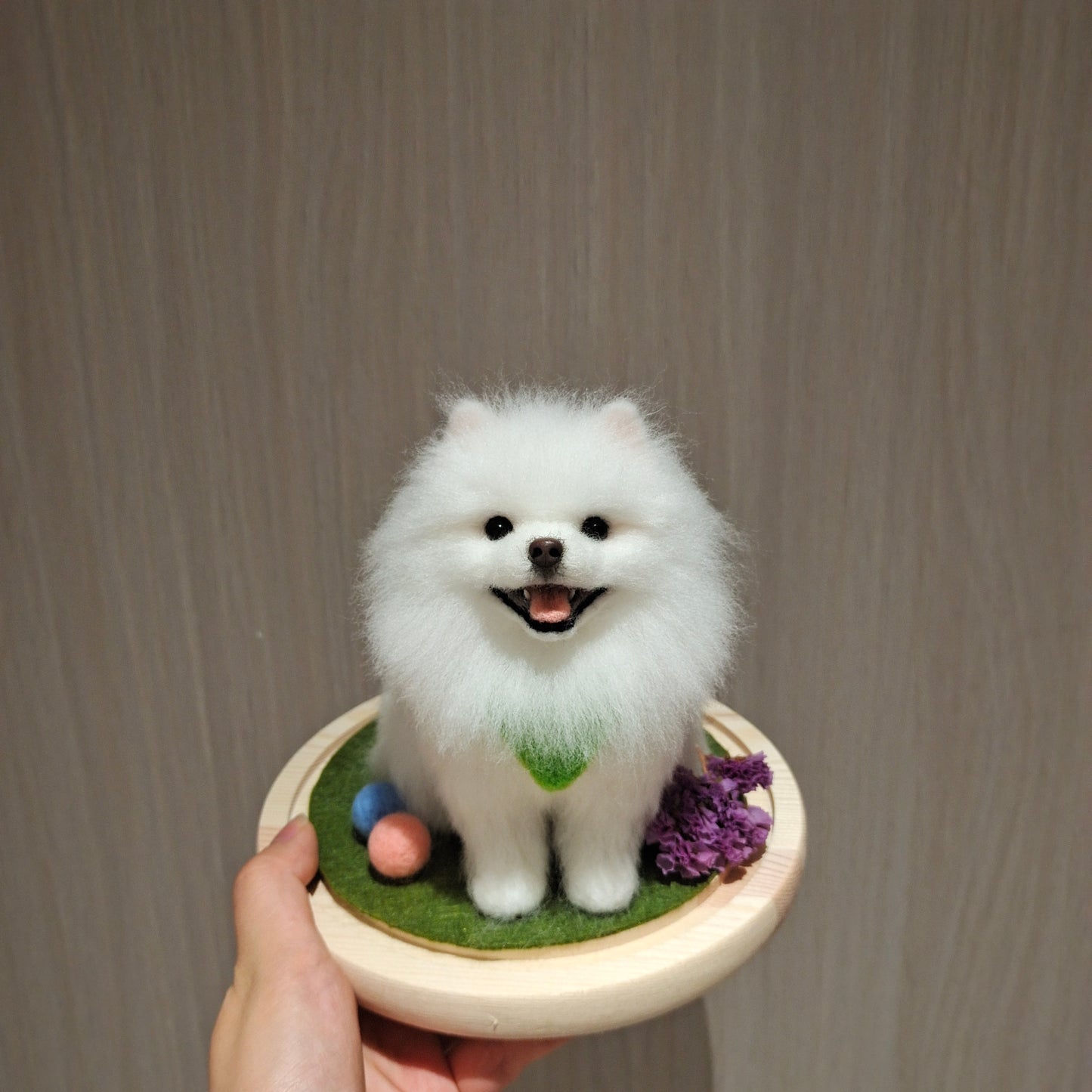 Custom Needle-Felted Pet Dog Replica | Handmade from Your Pet’s Photo